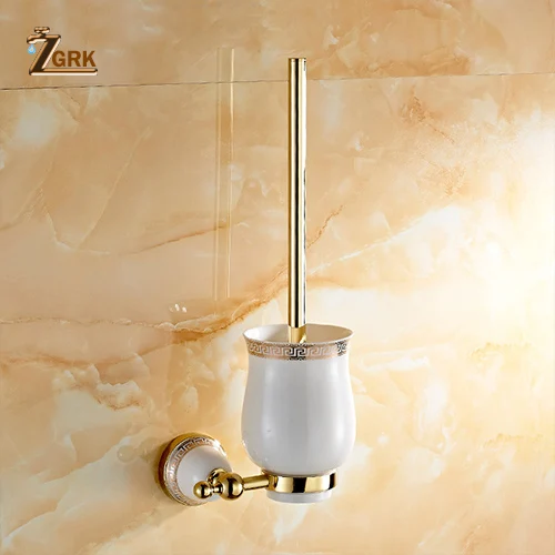 ZGRK набор аксессуаров для ванной комнаты Крючок для халата вешалка для полотенец барная полка держатель для бумаги держатель для зубной щетки аксессуары для ванной комнаты - Цвет: 6651G