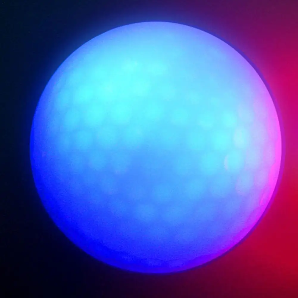 Synthetic Rubber Golf LED Luminous Ball Often Bright Ball Suitable For Night Use Multi-color Optional Wholesale Synthetic Rubber Golf LED Luminous Ball Often Bright Ball Suitable For Night Use Multi-color Optional Wholesale