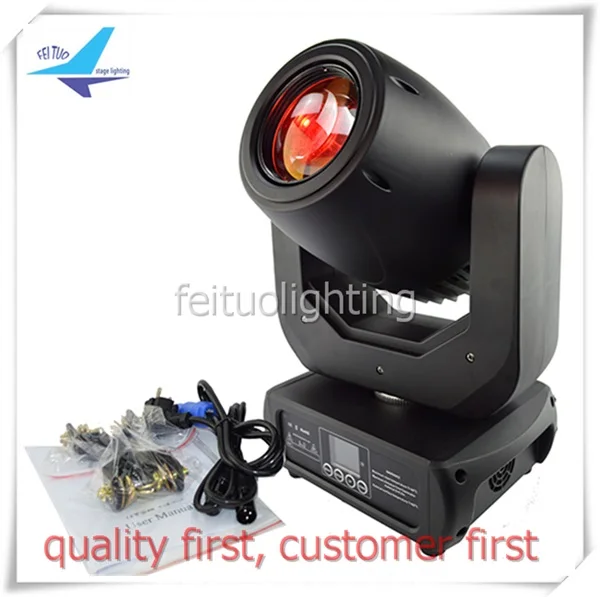 

Free shipping 2 pieces luces led dj display 3 prism spot led moving head 150w with PowerCON