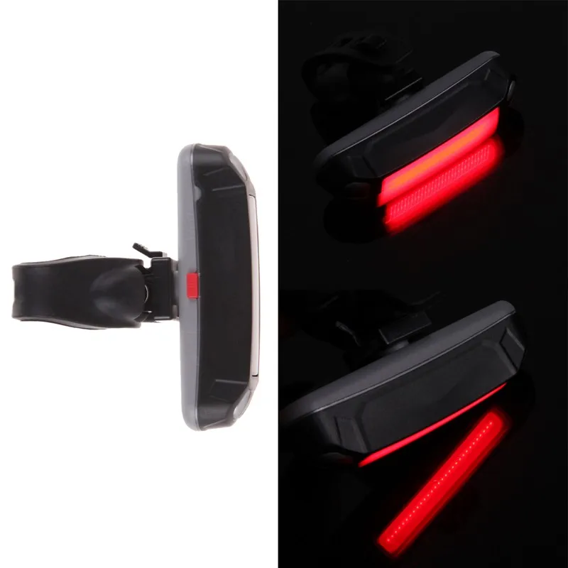 Best 100LM LED USB Rechargeable Head light Flashlight Bicycle Lights Bike Rear Tail Lamp Bicycle Accessories 2