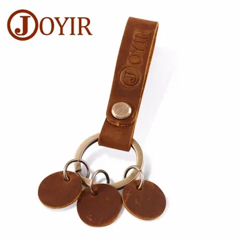 

JOYIR Genuine Leather Key Holder Fashion Key Wallet Car Key Ring Vintage Multifunctional Tool Keychain Pocket Ring 2018 New