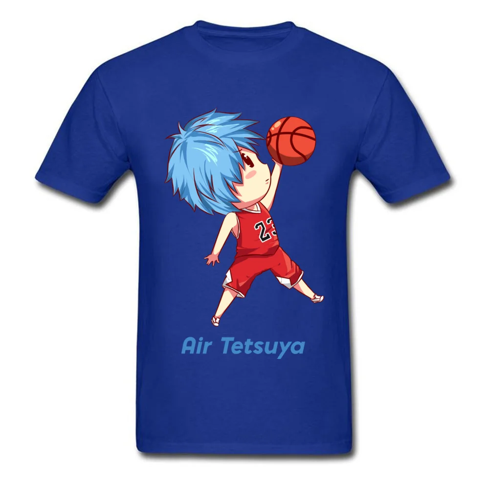 Air Tetsuya 100% Cotton Design T Shirt Hip Hop Short Sleeve Men's T Shirts Design Labor Day T Shirt Round Neck Air Tetsuya blue