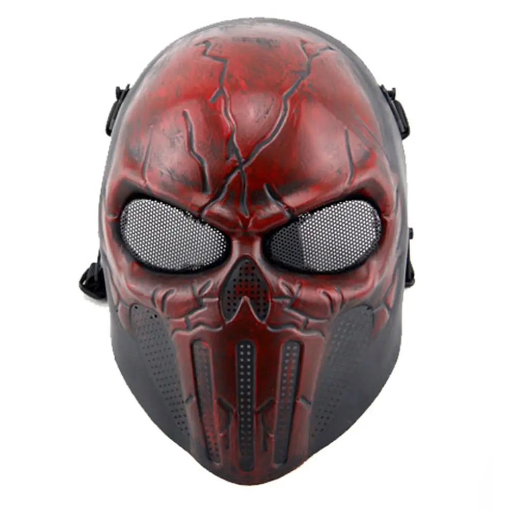 

Halloween Party Mask Plastic Ear Protective Full Face Mask,