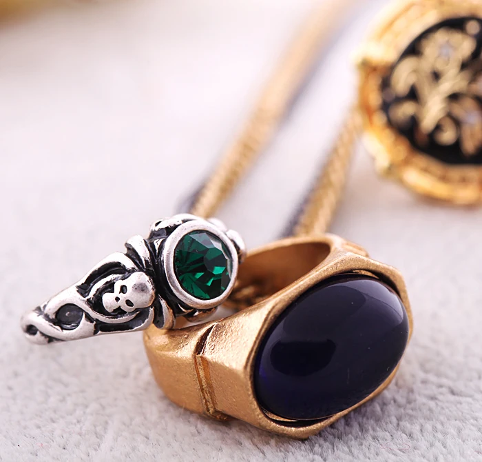 Женское винтажное ожерелье длинное с кулоном оптовая продажа фабрики|necklace