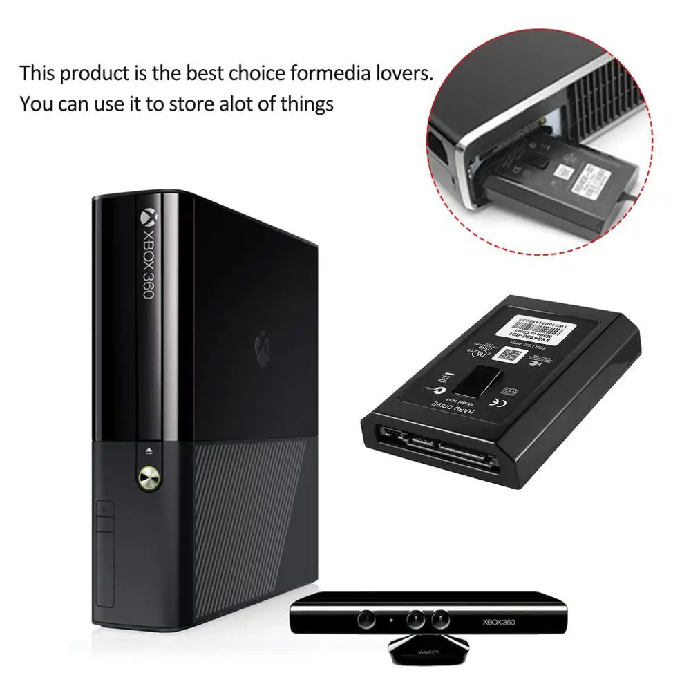 Игровой консоли жесткий диск для Xbox 360 Slim 60 GB/120 GB/250 GB/320 GB/500 GB жесткий диск на выбор