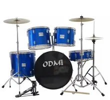 2017China Western font b musical b font instruments font b drums b font 6drum3cymbalsblue