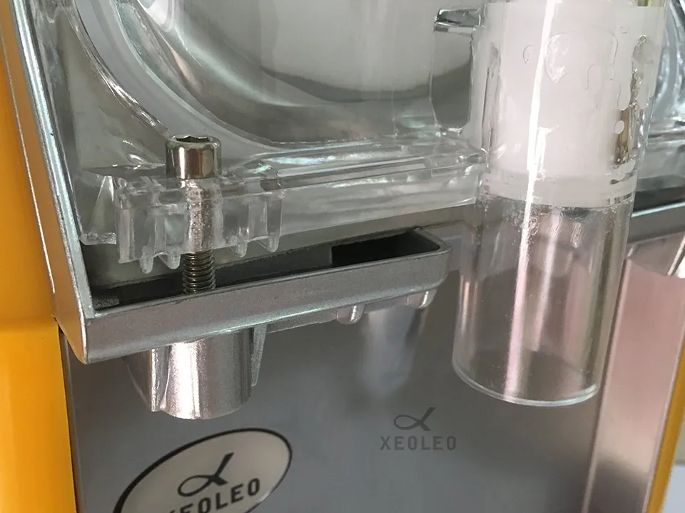 XEOLEO 12L Сливочная машина одинарная цилиндрическая смузи maker Ice slusher 550 Вт тающая машина для снега смузи гранита машина желтый