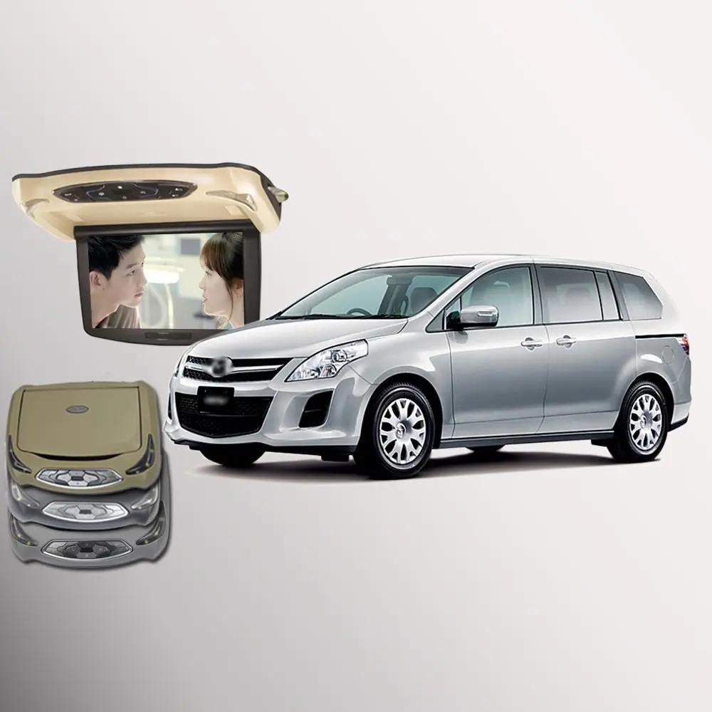 

BigBigRoad For mazda MPV CX-9 8 Car Roof Mounted in car Monitor LED Digital Screen Support HDMI USB FM TV Game IR Remote