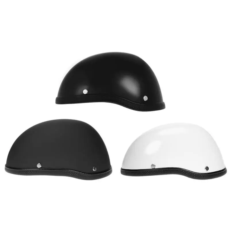 

Bicycle Helmet Retro Men Motorcycle Half Helmet 56-62cm Sun Protect Cycling Head Protector Safety Racer Motocross Casque