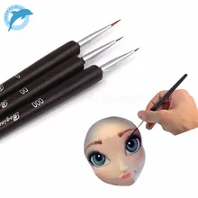 LINSBAYWU уход за кожей лица формы для торта набор синтетических кистей для 3 шт./компл. Еда Краски глазурь кекс сахара Инструменты инструменты десерт выпечка украшения