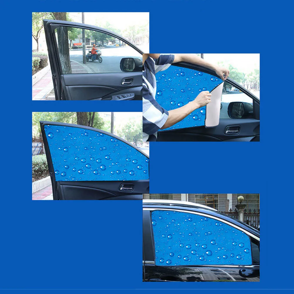 

Magnetic Adjustable Single-layer Car Window Sunshade Curtain Window Sun Visor Protector Cartoon Side Window Sunshade Cover