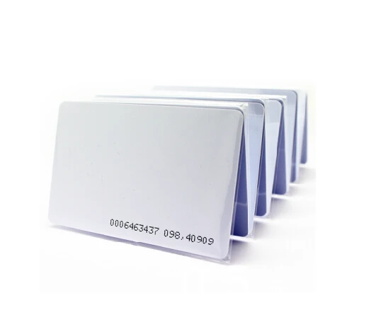 

(100 pcs/lot) 125Khz RFID EM4100 Thin Proximity Smart EM ID Card with Serial No. for Access Control Read only