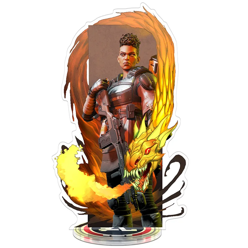 Apex legends акриловая подставка игрушки Mirage Caustic Bangalore rafith Pathfinder Lifeline Gibraltar Heroes фигурка
