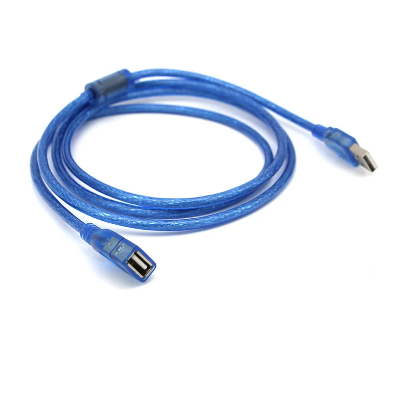 كاميرا الكابلات بيانات usb لل طابعة كمبيوتر اللوحي الهاتف المحمول الماوس لعبة تحكم usb 2.0 موسع ذكر إلى أنثى