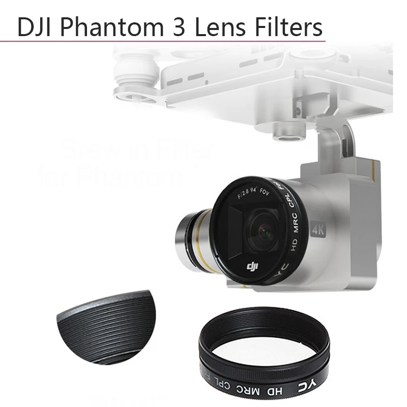 Фильтры для объектива UV CPL ND8 ND16 фильтры дрона DJI Phantom 3 Adv Pro 4 3A 3P поляризационный