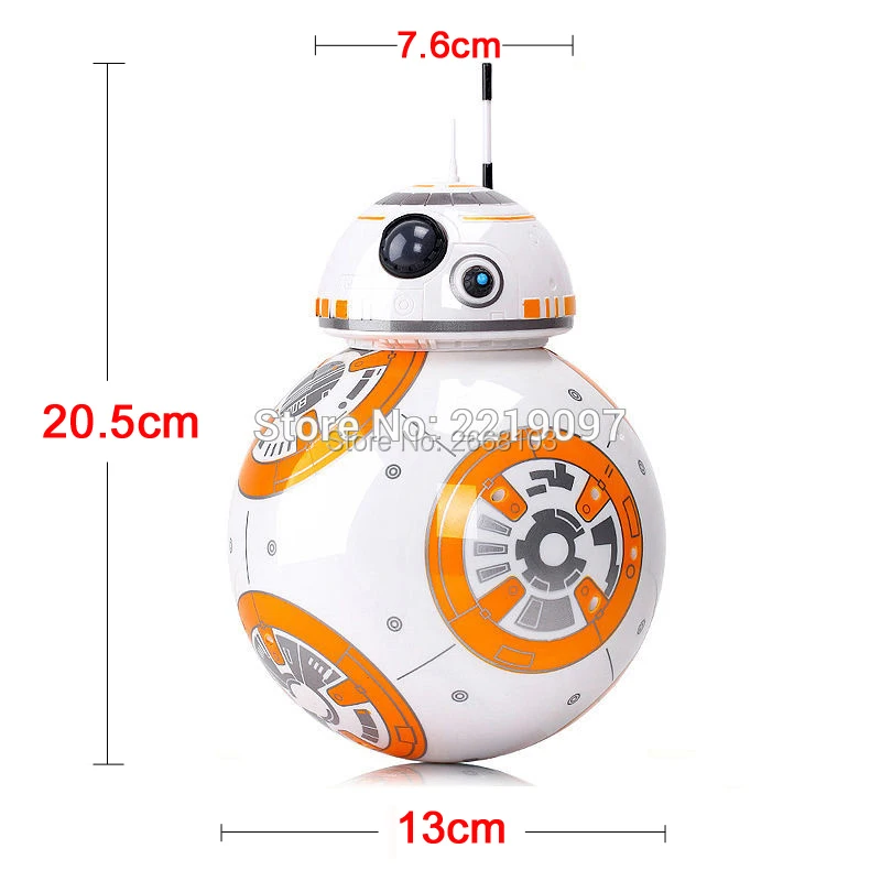 Звездные войны RC обновленный дроид со звуковым BB-8 мяч 2,4G пульт дистанционного управления BB 8 Интеллектуальный робот экшн-фигурка игрушки для детей модель