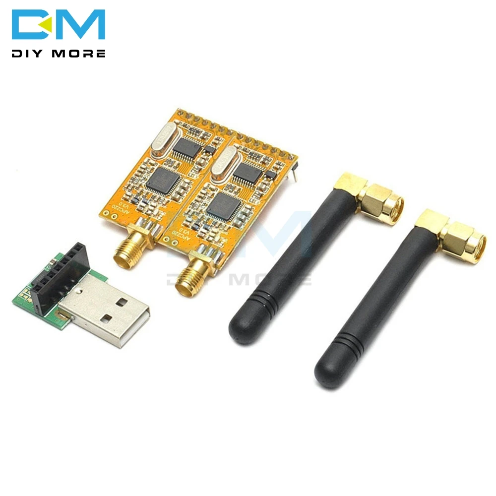 3,3 в-5 в Беспроводной радиочастотный модуль APC220 Беспроводной данных Связь конвертер USB зарядная Модульная плата адаптера Комплект для Arduino