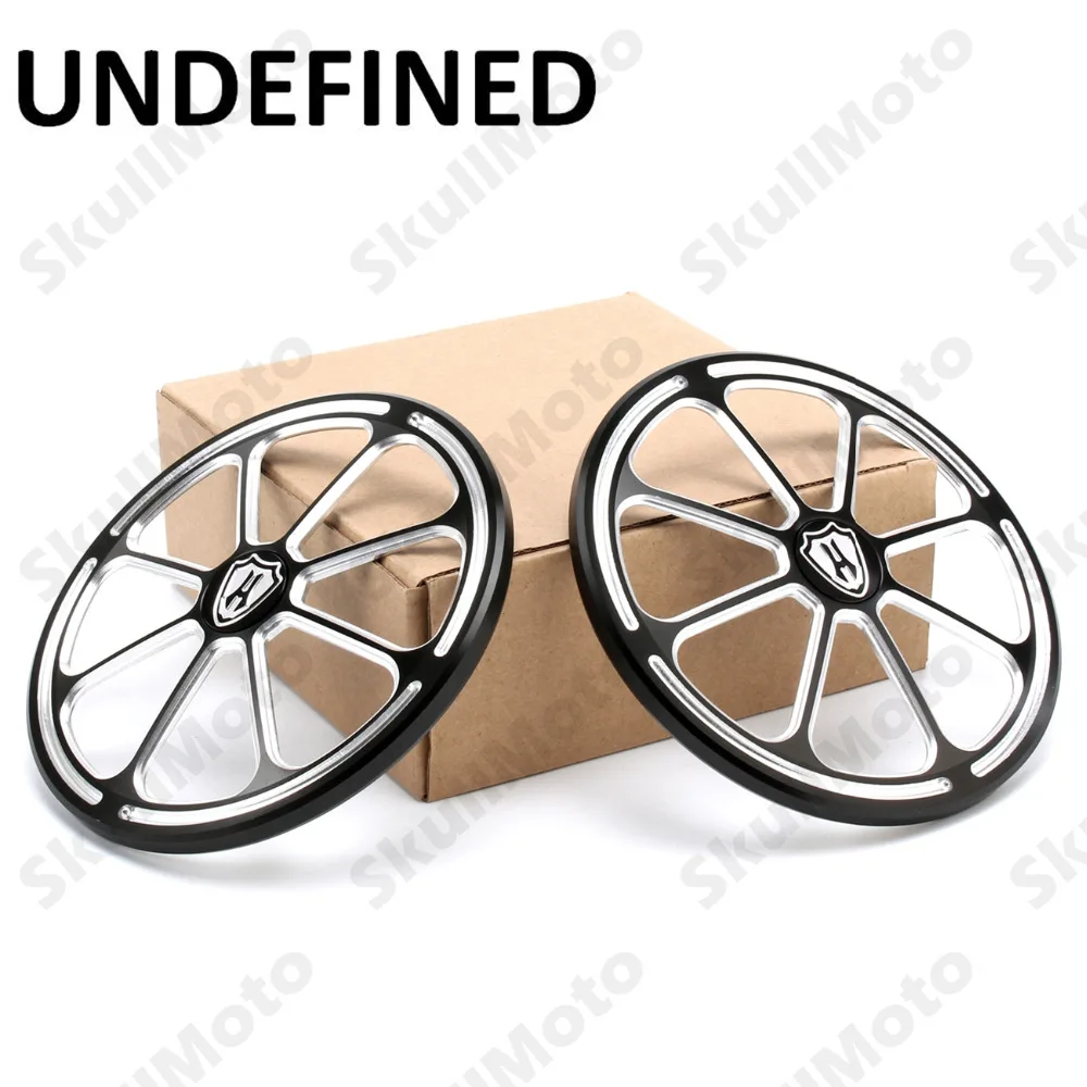 

Motorcycle Parts Front Burst CNC Front Speaker Trim Grill Cover For Harley Touring Electra Glide Street FLHT FLHX 2014-2017