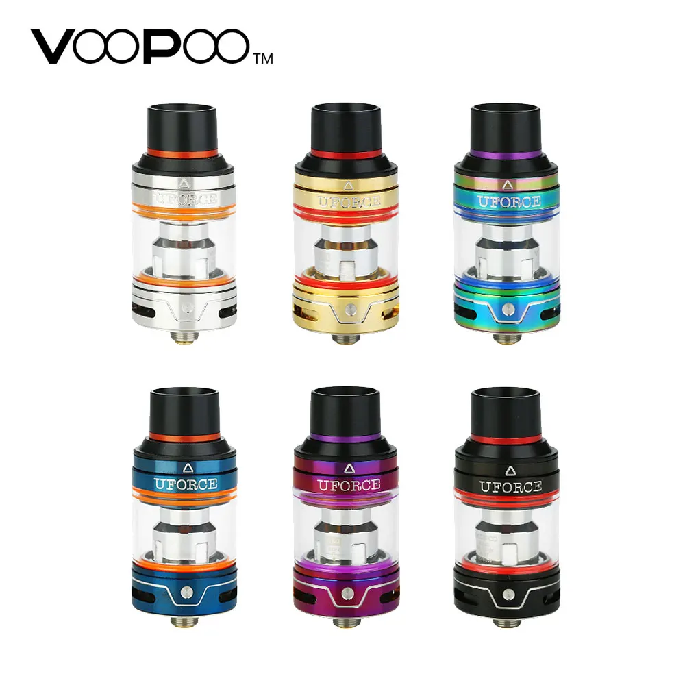 

Original VOOPOO UFORCE Subohm Tank 1.8ml/3.5ml Capacity with OCC Coil Heads & Triple Balanced Inhale System E-cig Vape Atomizer