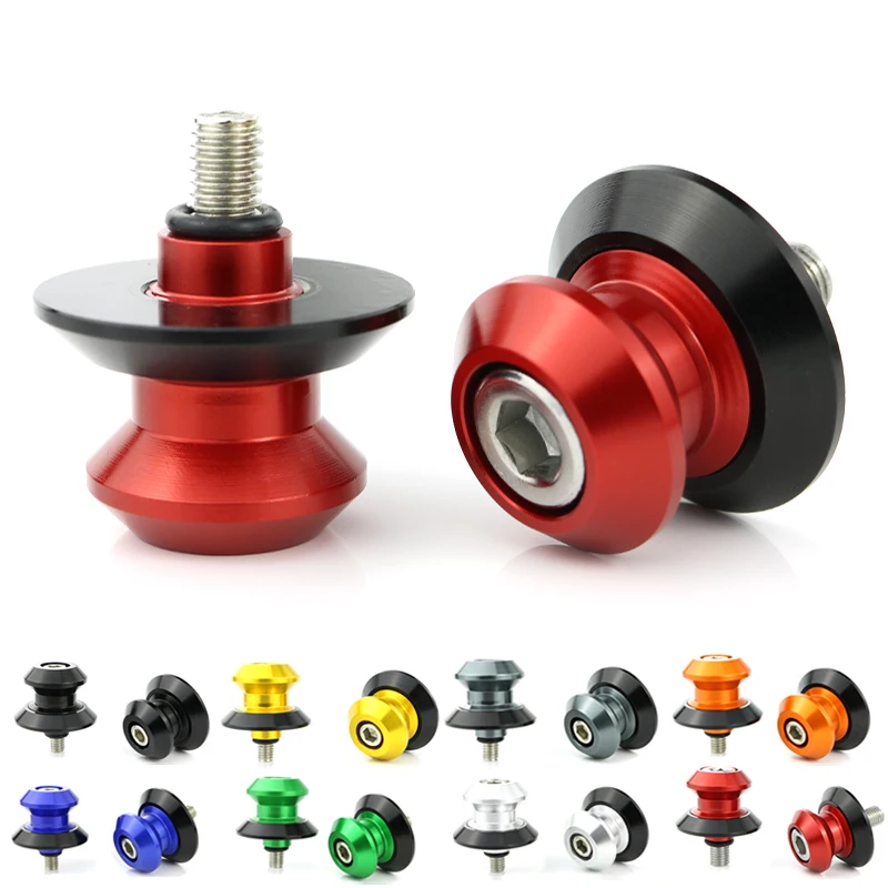 

For YAMAHA YZF-R1 R6 MT01 MT-01 MT03 MT-03 MT-125 MT-25 Motorcycle Aluminum Swingarm Stand Bobbins Spools Slider