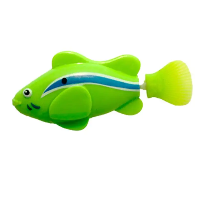 Игрушки для ванной привлекательный плавательный робот рыба Активированный в воде волшебный электронный Забавный гаджет интересные игрушки для детей - Цвет: 1