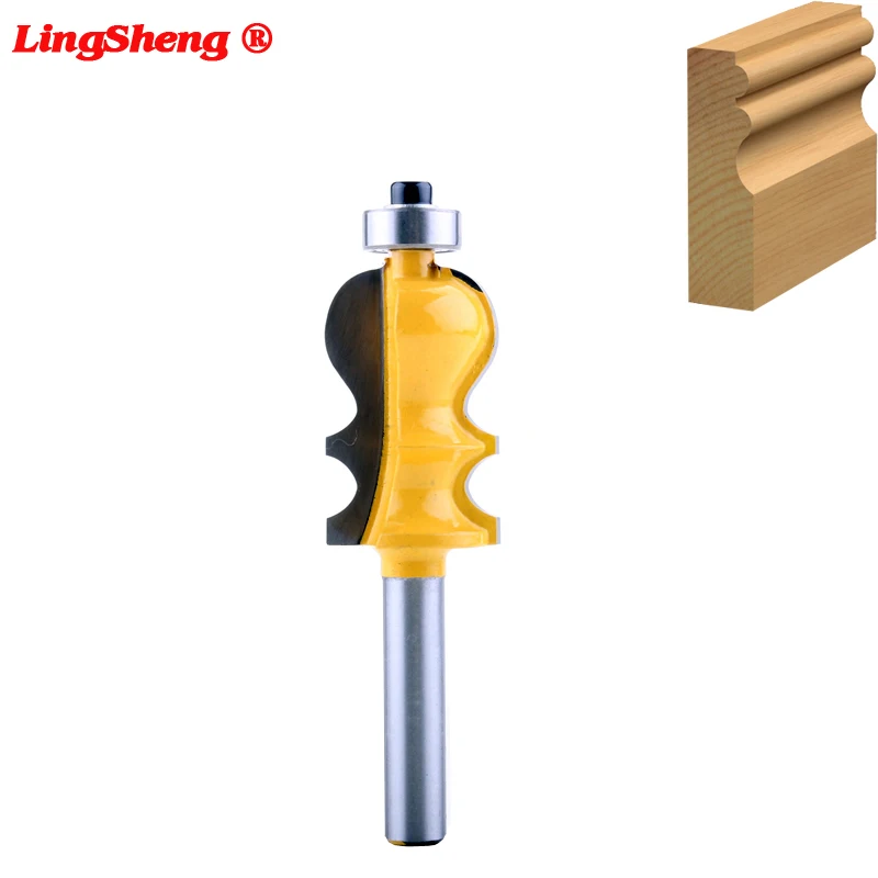 

8mm Shank Casing & Base Molding Router Bit Line knife Woodworking cutter Tenon Cutter for Woodworking Tools