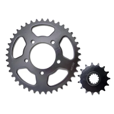 For Honda Cbr400 Nc23 Nc400 Motorcycle Front Rear Sprocket Geartransmission 525 Chain 15t 41t Black Sprockets Aliexpress