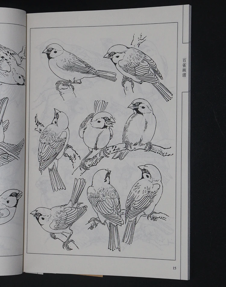 94pages China 100 Crane Bird Xianmiao Baimiao Line Drawing Painting Art Book 94pages China 100 Crane Bird Xianmiao Baimiao Line Drawing Painting Art Book