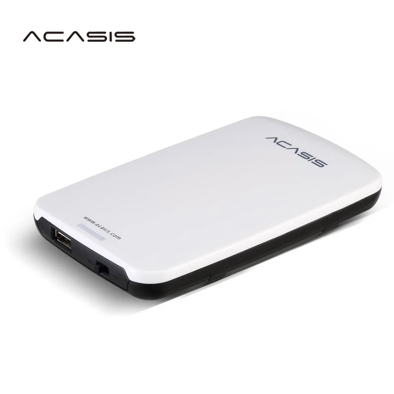 Free shipping On Sale 2.5'' ACASIS Original 120GB Storage USB2.0 HDD Mobile Hard Disk External Hard Drive Have switch power