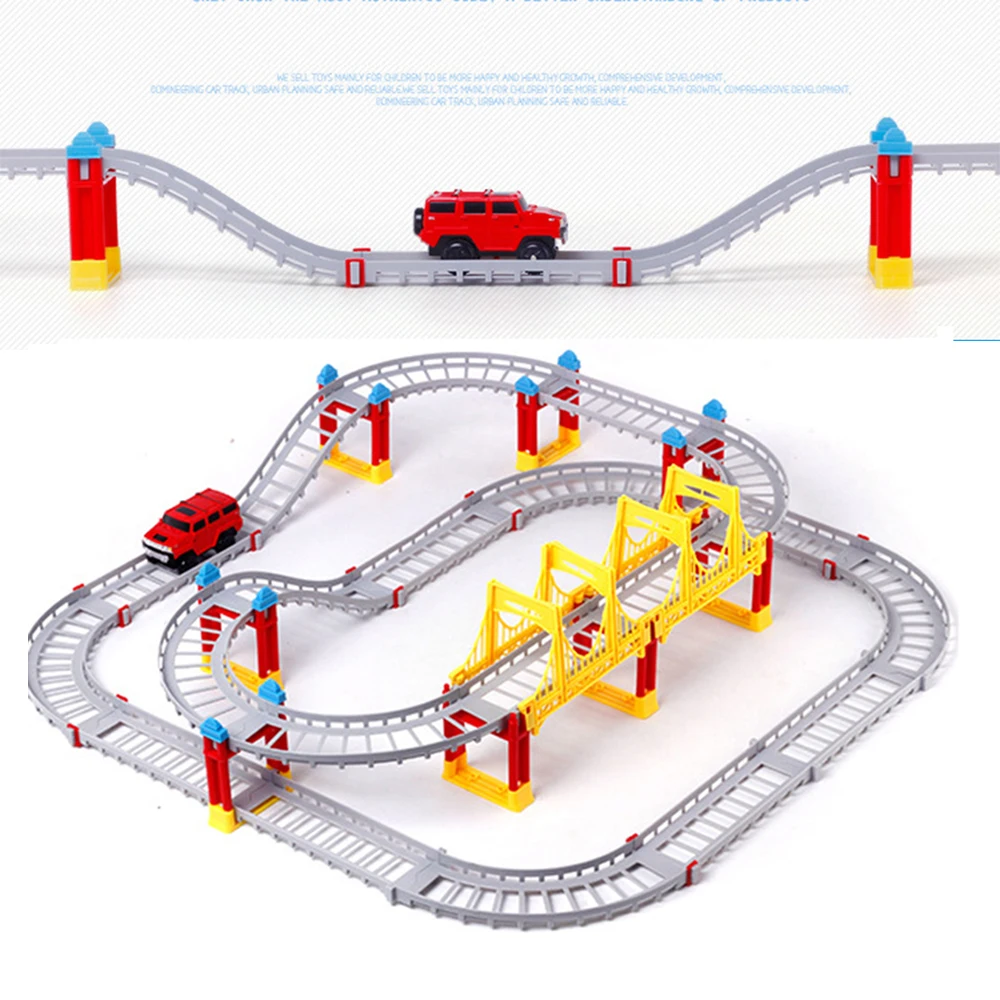 

DIY Universal Accessories for Magic Glowing Track Educational Rail Car Creative Toy Racing Tracks Car Kids For Toys Gifts