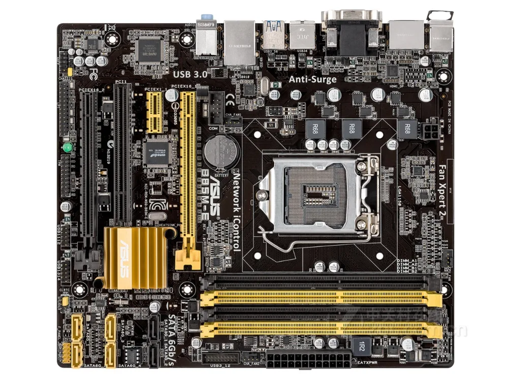 ^*Best Offers original motherboard ASUS B85M-E DDR3 LGA 1150 USB2.0 USB3.0 for I3 I5 I7 CPU 32GB B85 Desktop motherboard Free shipping