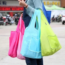 4 цвета переносная сумка для покупок, большая нейлоновая сумка, Толстая сумка, Складная Водонепроницаемая сумка на ремне