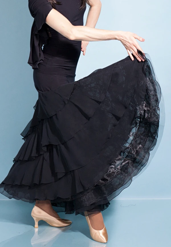 New Ballroom Dance Dress Women Flamenco Dresses Flamenco Skirts Ballroom Dance Skirt Vestido De Formatura Escapulario