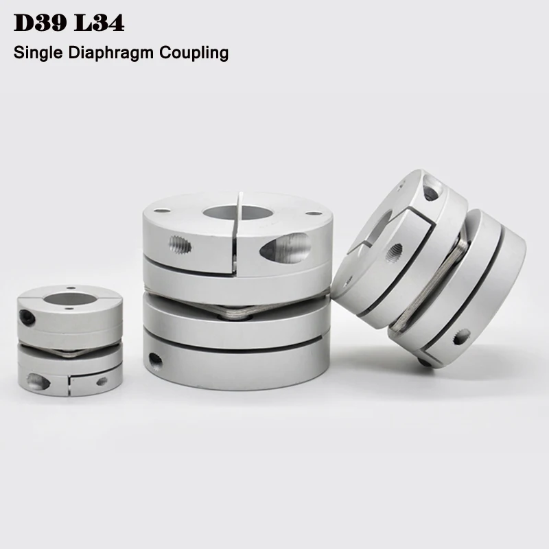 D39 L34 Motor Shaft Coupling Outer Dia. 39mm Flexible Single Diaphragm