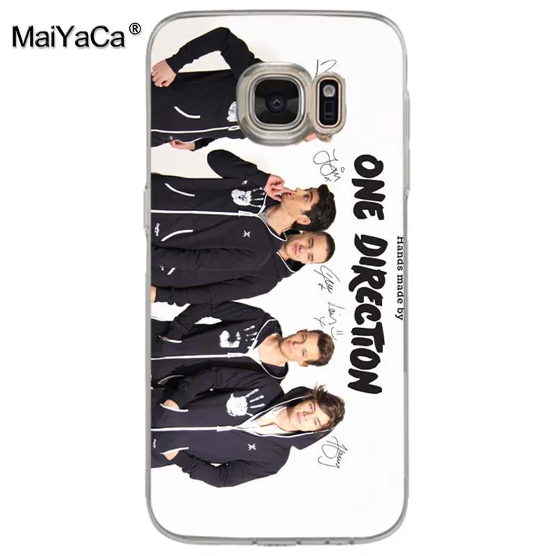 MaiYaCa One Direction новые персонализированные аксессуары для телефонов чехол samsung galaxy s7