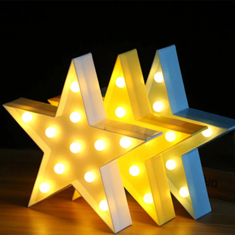 Anpro светодиодный ночной Светильник 3D звезда с облаками луной лампы Спальня украшения светильник для детей рождественские подарки Освещение в помещении
