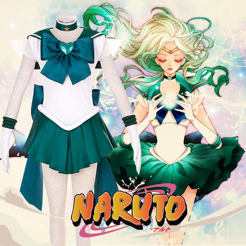 Костюм для косплея в стиле аниме Sailor Moon Kaiou Michiru костюм Хэллоуина мужчин и женщин