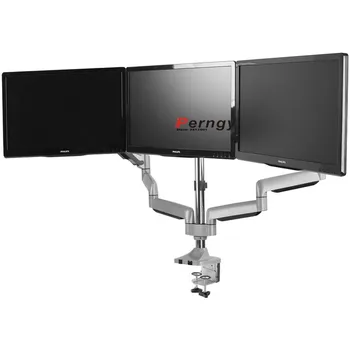 

DL-T036 13"-32" clamp base LCD LED dual Monitor desktop stand Gas Spring Full Motion computer table Mount Loading 1-7 kgs