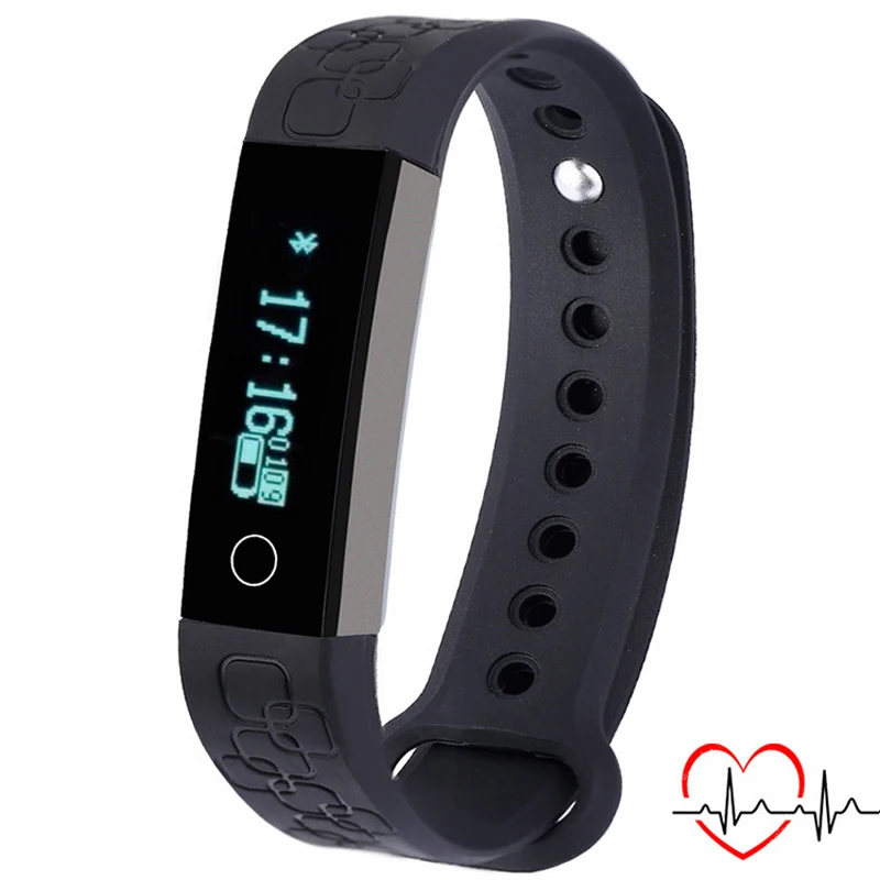 

New Sports Smart Bracelet Watch For Android for Apple Alarm Fitting Heart Rate Monitor Bluetooth Sleep Monitor Digital Watch