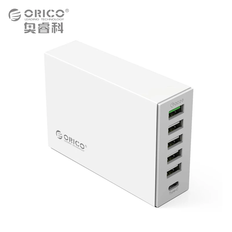 imágenes para Tipo-c QC2.0 Cargador Rápido, ORICO 6-puertos Cargador 5V2. 4A 9V2A 12V1. 5A Tipo-c Samsungmore 3.1A Cargador de Teléfono Móvil para el iphone imágenes para Tipo-c QC2.0 Cargador Rápido, ORICO 6-puertos Cargador 5V2. 4A 9V2A 12V1. 5A Tipo-c Samsungmore 3.1A Cargador de Teléfono Móvil para el iphone