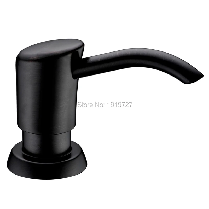 Por Bronze Hand Soap Dispenser New Promotion High Quality Oil Rubbed Bronze Bathroom Kitchen Sink Soap Dispenser Orb Liquid Dispensers
