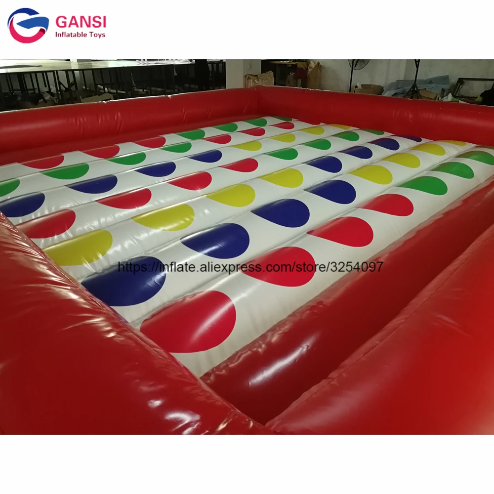 Family Game5m Inflatable Twister Mattress,Party Event Inflatable Twister Board For Rent