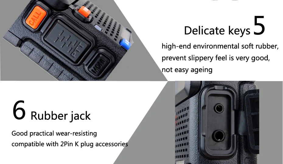 Retevis RT-5R Walkie Talkie 2 шт 5 Вт 128CH VHF UHF радио двухстороннее радио Comunicador для охоты/страйкбола Baofeng UV-5R UV5R