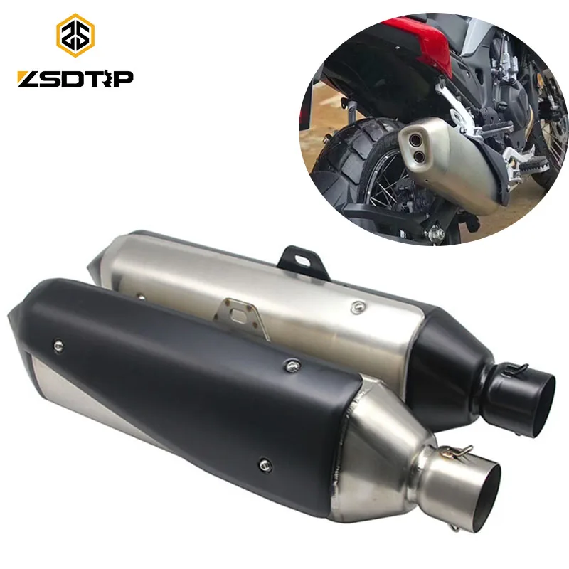 Выхлопная труба ZSDTRP для Мотоцикла BMW G310GS Honda CBF1000 KTM 1290 SUPER S1000XR Benelli TRK502 | Автомобили