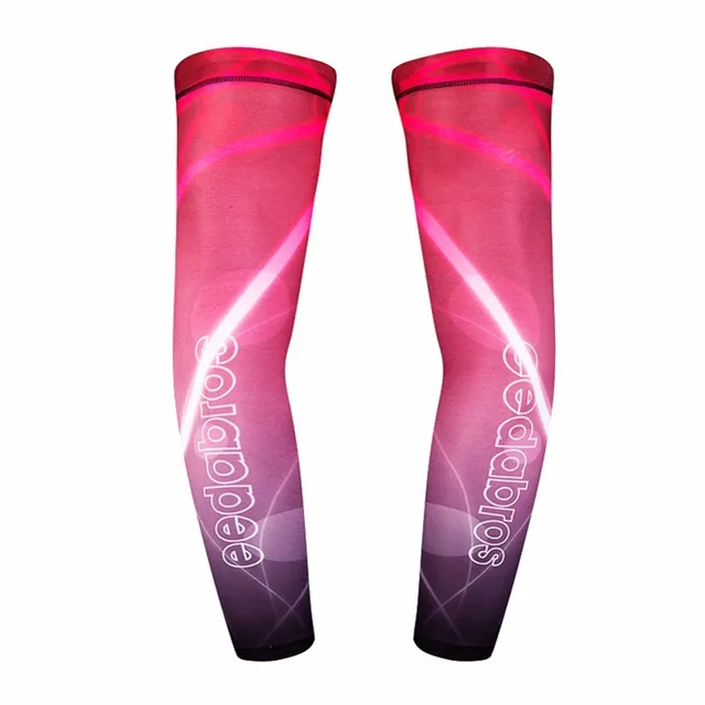 1 Pair Cycling Running Volleyball UV Sun Protection Protective Arm Sleeve Sport Arm Warmers Cover Football Basketball Sleeves