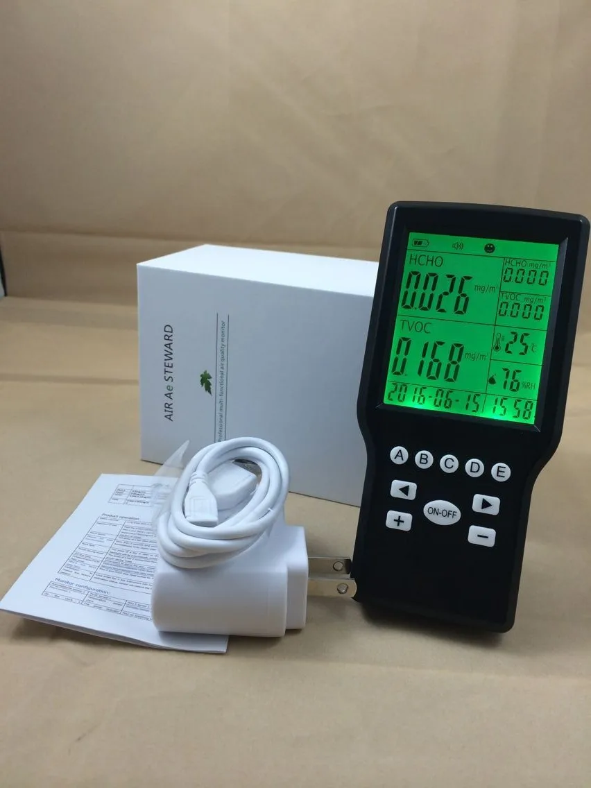 handheld air particle air pollution monitoring equipment PM2.5 aser PM2