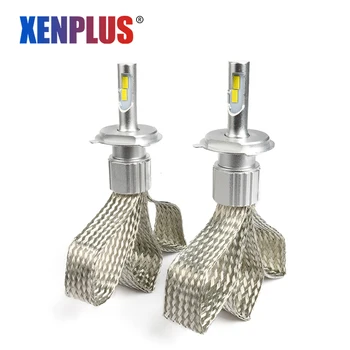 

Xenplus 2pcs H4 LED Car light Automobiles headlight H1 H7 H8 H11 HB3 9003 9012 40W 12V 9000lm Customized CSP Chip Fog lamp Bulb