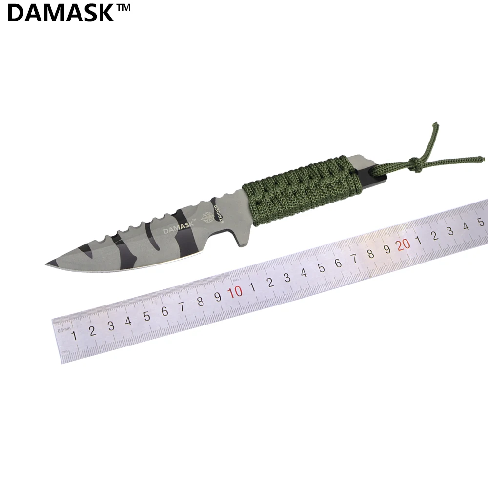 Buy New Tactical Fixed Blade Straight Knife Serrated