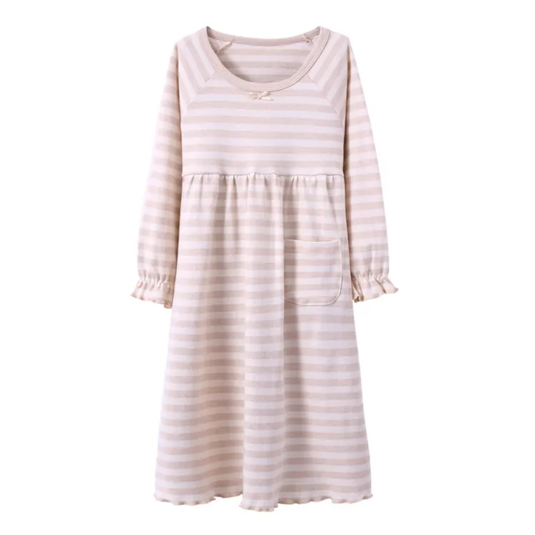 Pajamas for girls princess nightgowns for girls stripe pajamas 750