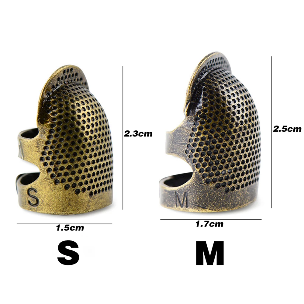 Металлический Ретро наперсток для шитья булавки иглы палец протектор Винтаж наперсток для шитья DIY швейный инструмент швейные и вязальные принадлежности